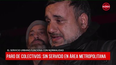 Una medida de fuerza de choferes autoconvocados afect&oacute; el servicio del &aacute;rea metropolitana